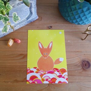 Carte illustrée - « Renard » - A6