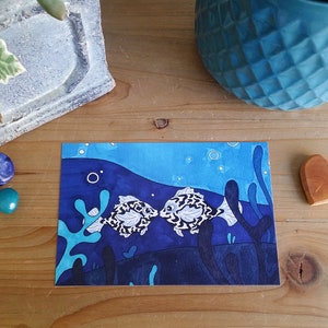 Carte illustrée - « Bulle bisous » - A6