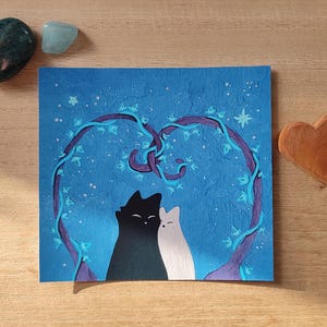 Carte illustrée - Nous deux