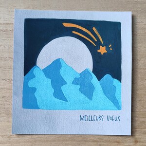 Illustrated card - Best wishes