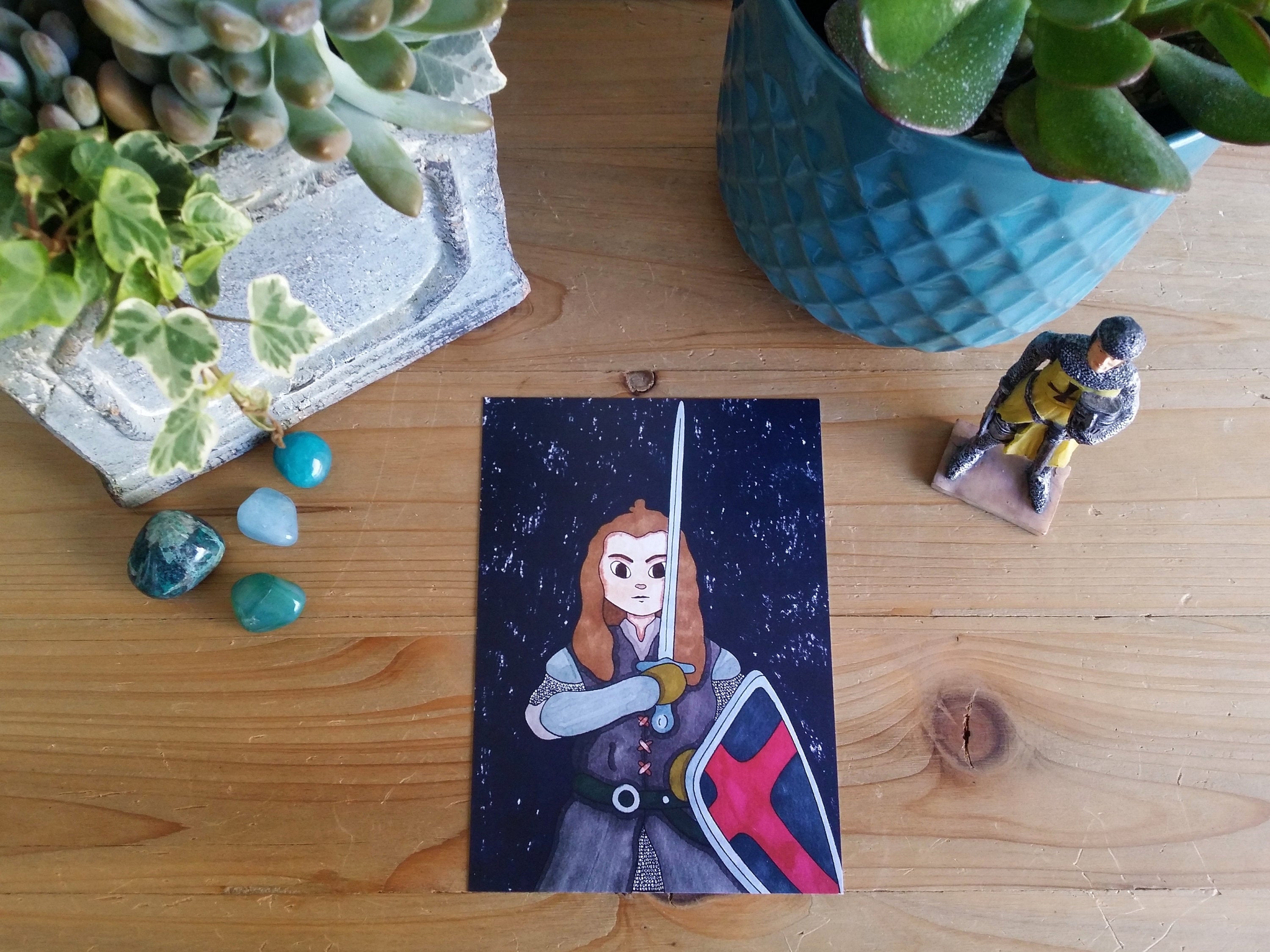 Carte Illustrée - Chevalier A6