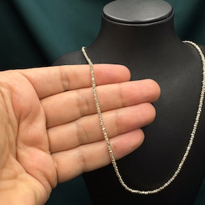 ネックレス・ペンダント Cutting Ball Chain Necklace #5832 Brass 2 Meter (6.5 Feet) Ball Chain, Classic Silver Color