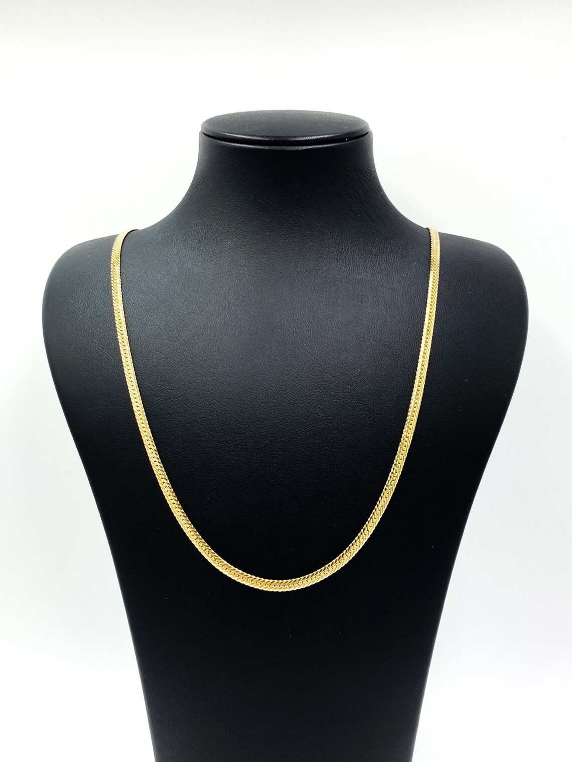 Solid 14k Real Gold Snake Chain Necklace 2.8mm Yellow Gold Etsy