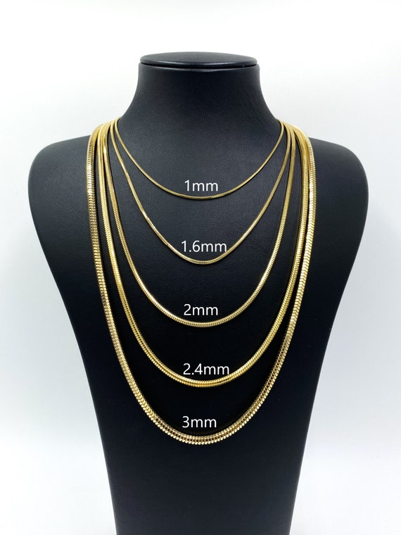 Round snake chain best sale