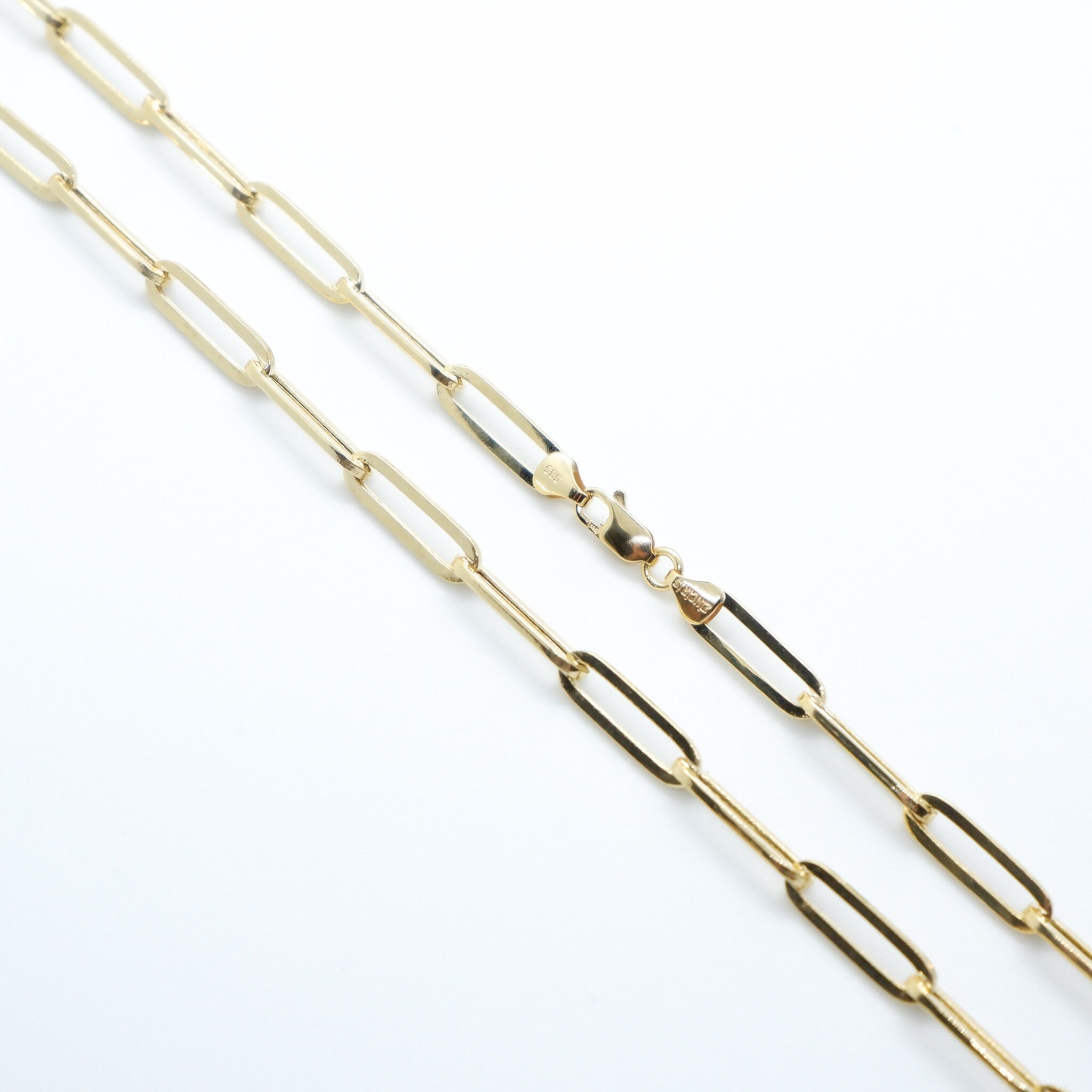 【2plan】23FW★ [MADE] 016 Layered clip necklace Aya (Bundle Set) 2 Necklaces Double Layer Paper Clip Chain