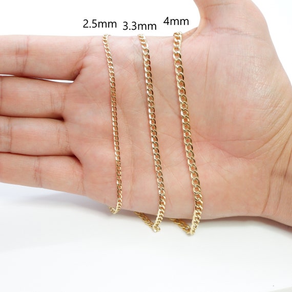 Gold Miami Cuban Link Chain Necklace 