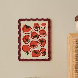 Tomato food print | Food art | Dining room and Kitchen posters  | Digital download available
