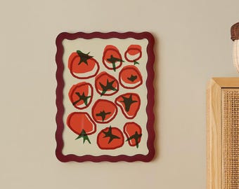 Tomato food print | Food art | Dining room and Kitchen posters  | Digital download available