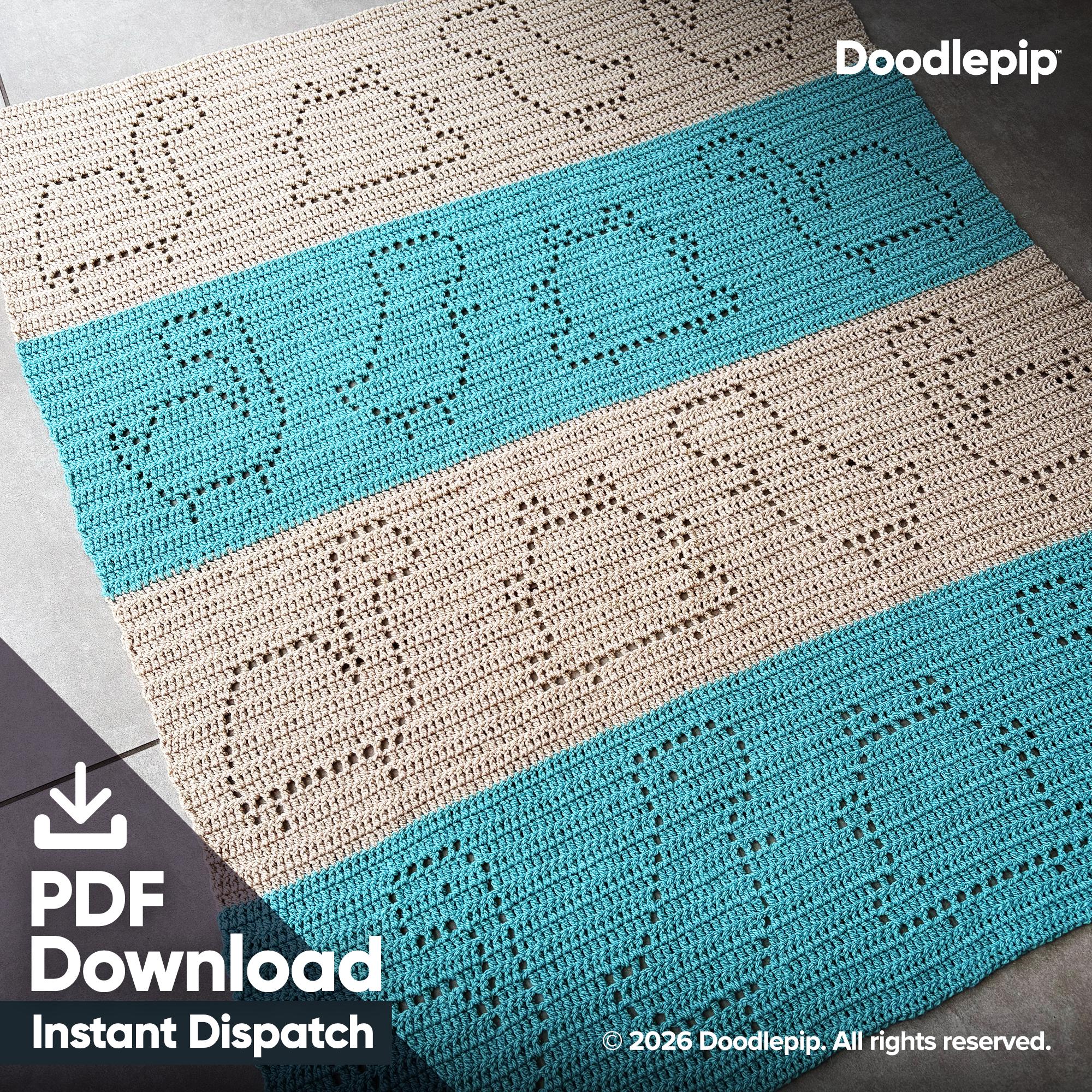 40 Dinosaur Blanket Crochet Patterns to Stitch for Kids, Nurseries, and Dino Fans 9 Dinosaur Filet Crochet Blanket
