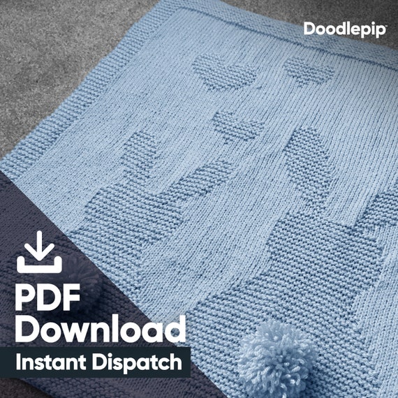 Bunny blanket knitting pattern sale