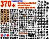 370+ Laser Cut Wall Art CNC Vector Templates (Digital Files)