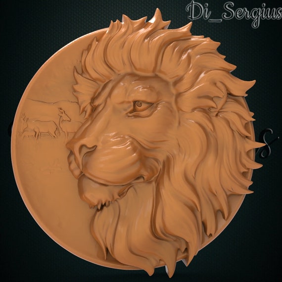 3D STL Model Lion Animal Pano Relief for CNC Router Aspire - Etsy 3D STL Model Lion Animal Pano Relief for CNC Router Aspire - Etsy