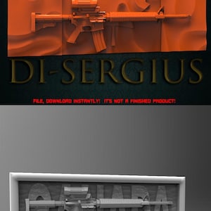3D STL Modell Wavy Flagge Colt Canada C7A2 Relief für CNC-Fräser Aspire Carving Instant Download Digitale 3D-Drucker