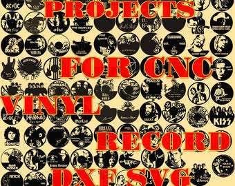 Rock and Roll Decor, 100+ Music Band Vector Art, Laser Cut Files (Digital Download)
