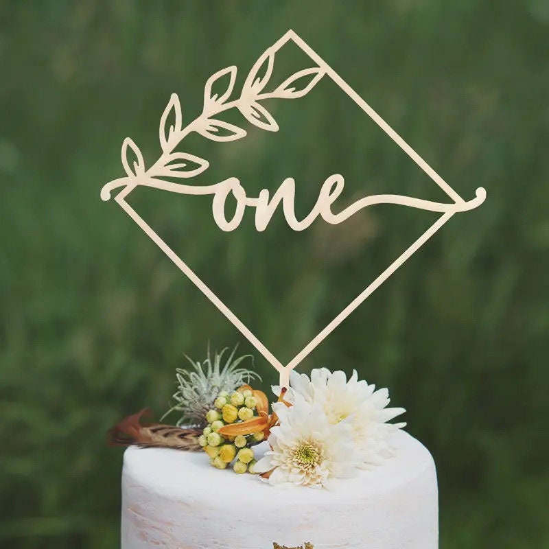 Birthday Cake Topper SVG Bundle, Glowforge Laser Cut Files (digital ...