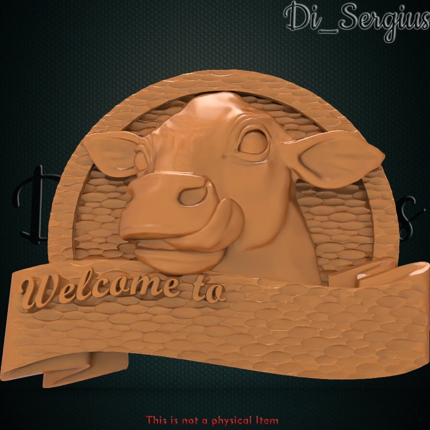 Welcome Sign 3D STL Model Set for CNC Router, Milling, Engraver - Etsy ...