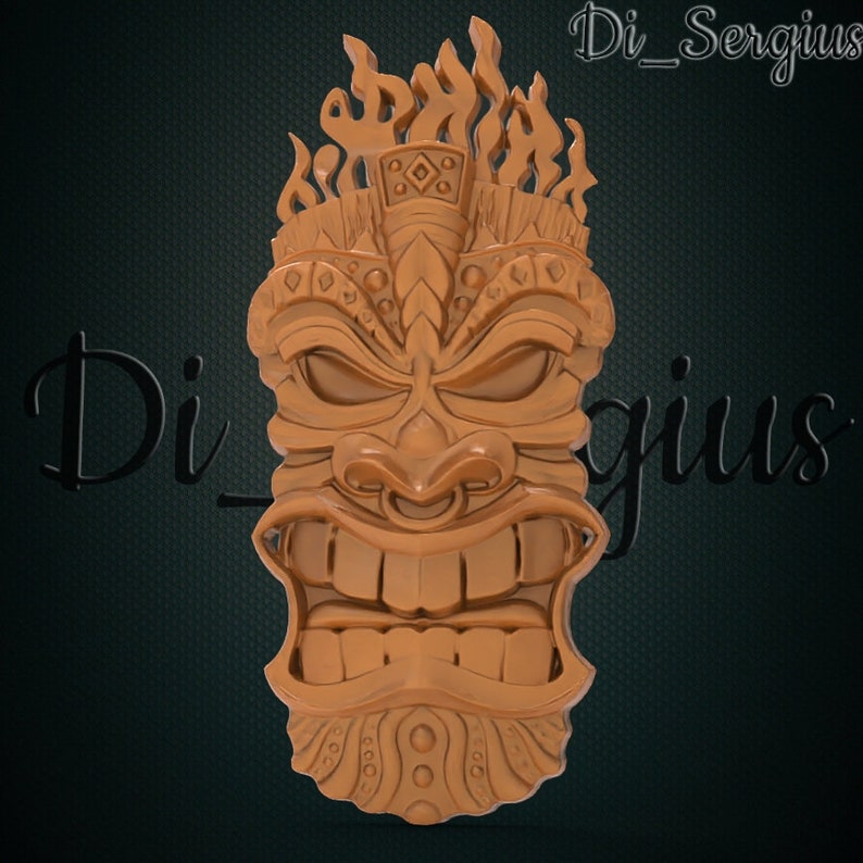 13 3D STL Models Totem Face Amulet Luck Joss Mascot Talisman for CNC ...