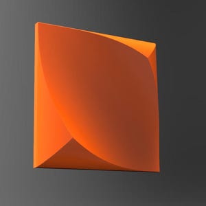 Modelo 3D STL, bloco Wave, Painel, Mesa, Decoração, Relevo, Fresagem de roteador CNC Padrão de arte Impressora 3D Aspire Vcarve