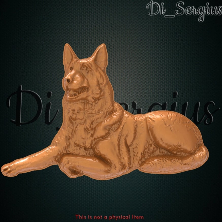 Dog Relief 3D STL Model, CNC Router Carving (digital Download) - Etsy