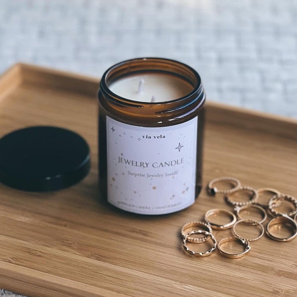 Candle With Surprise Inside Etsy