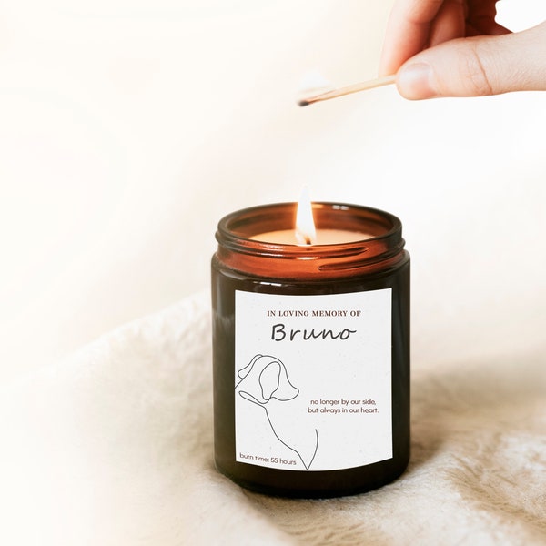 Memorial Candle Etsy