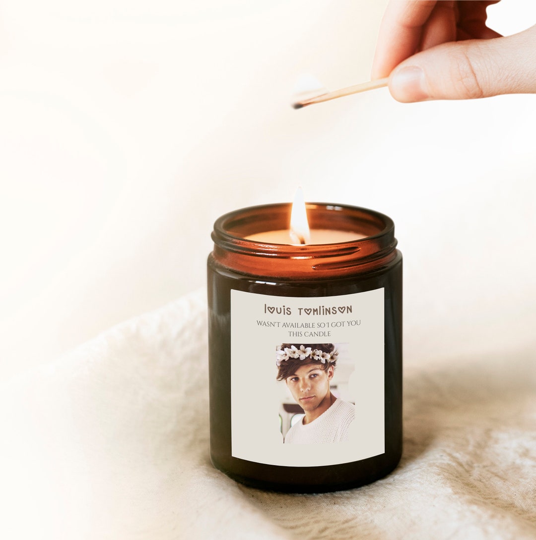 Louis Tomlinson Candle Gift Louis Tomlinson One Direction Etsy