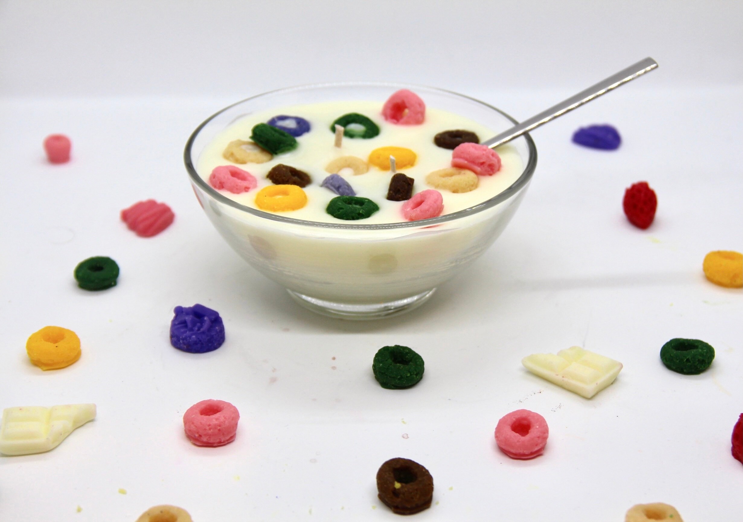 Cereal Bowl Candle Breakfast Lover Vaderdag cadeau Etsy