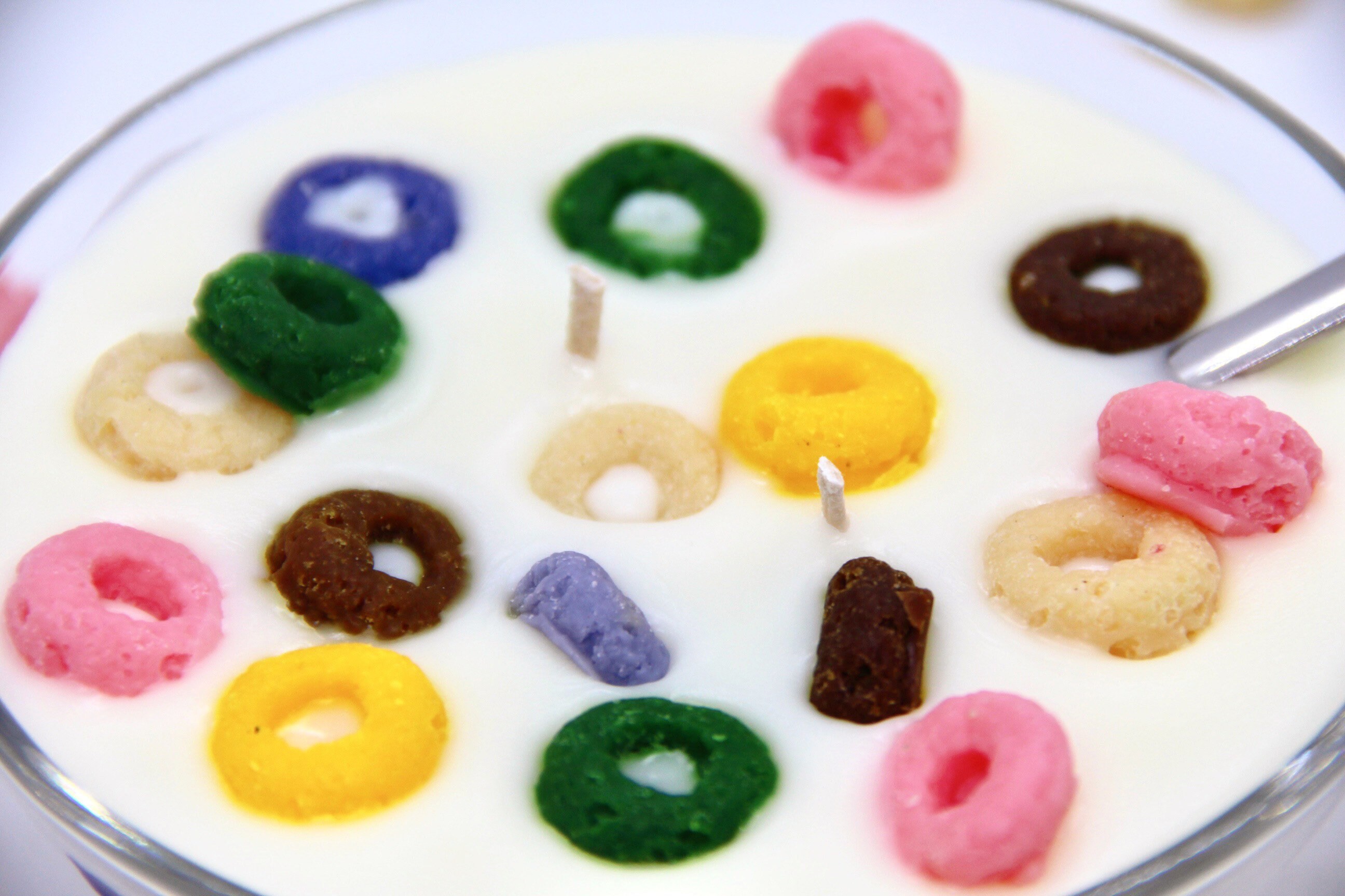 Cereal Bowl Candle Breakfast Lover Vaderdag cadeau Etsy