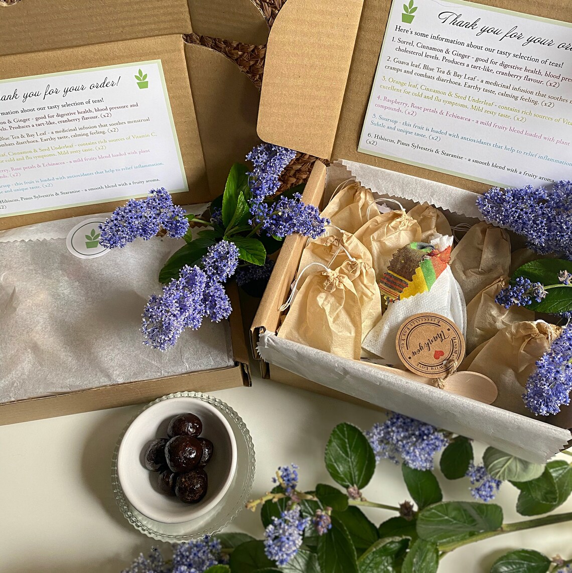 Variety tea box serrecab