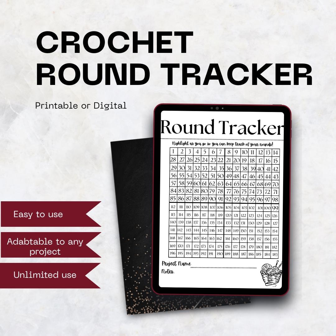 Round Window Tracker Crochet Round Tracker Printable | Project Tracker for Amigurumi (PDF ...
