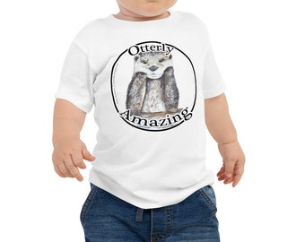 Otter Baby T-Shirt für Jungen oder Mädchen ~ süßes Kleinkind Shirt ~ Otter Shirt für Baby ~ Otterly tolles Shirt für Kind