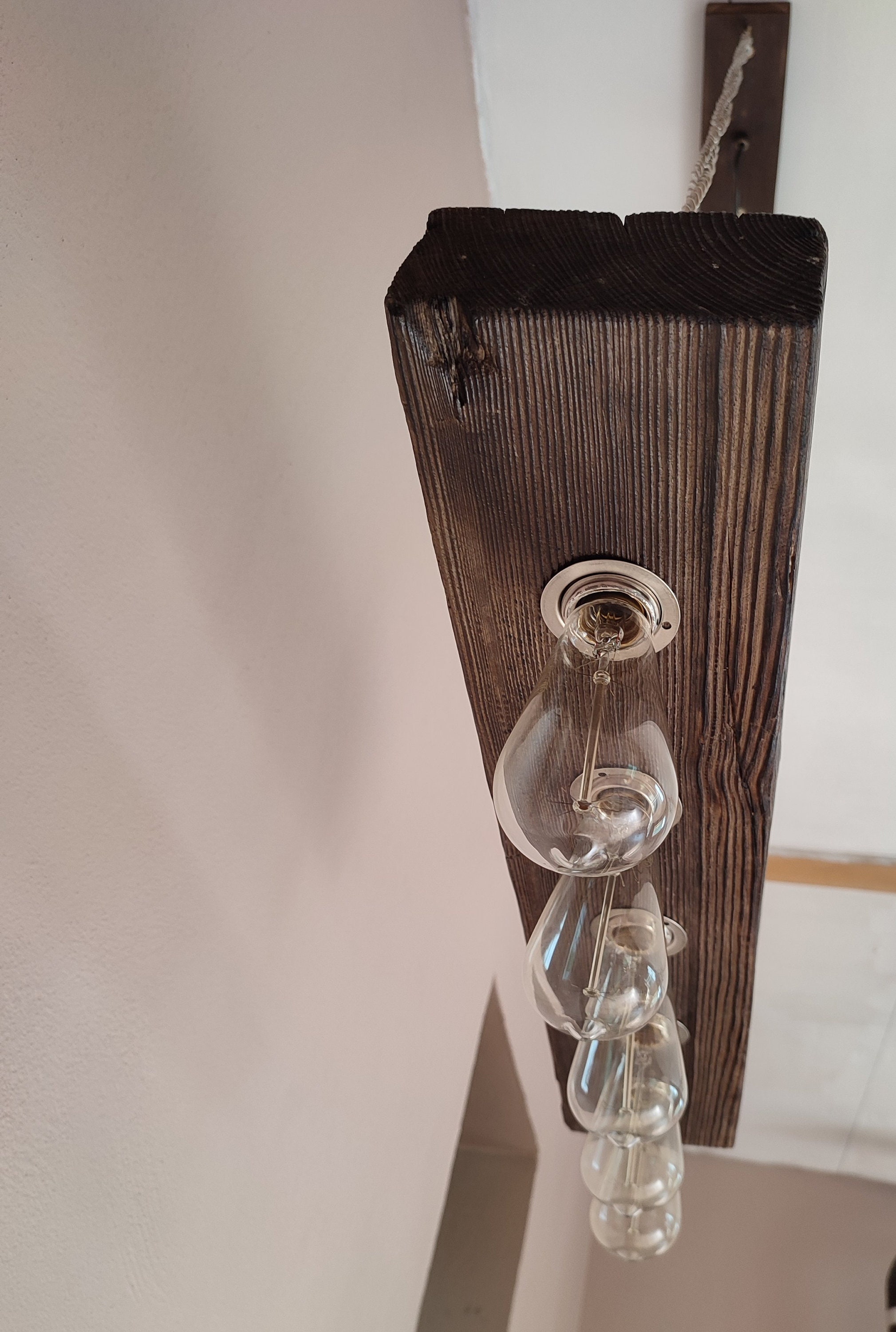 Holz Bauernhaus Kronleuchter Rustikale Beleuchtung Alte | Etsy