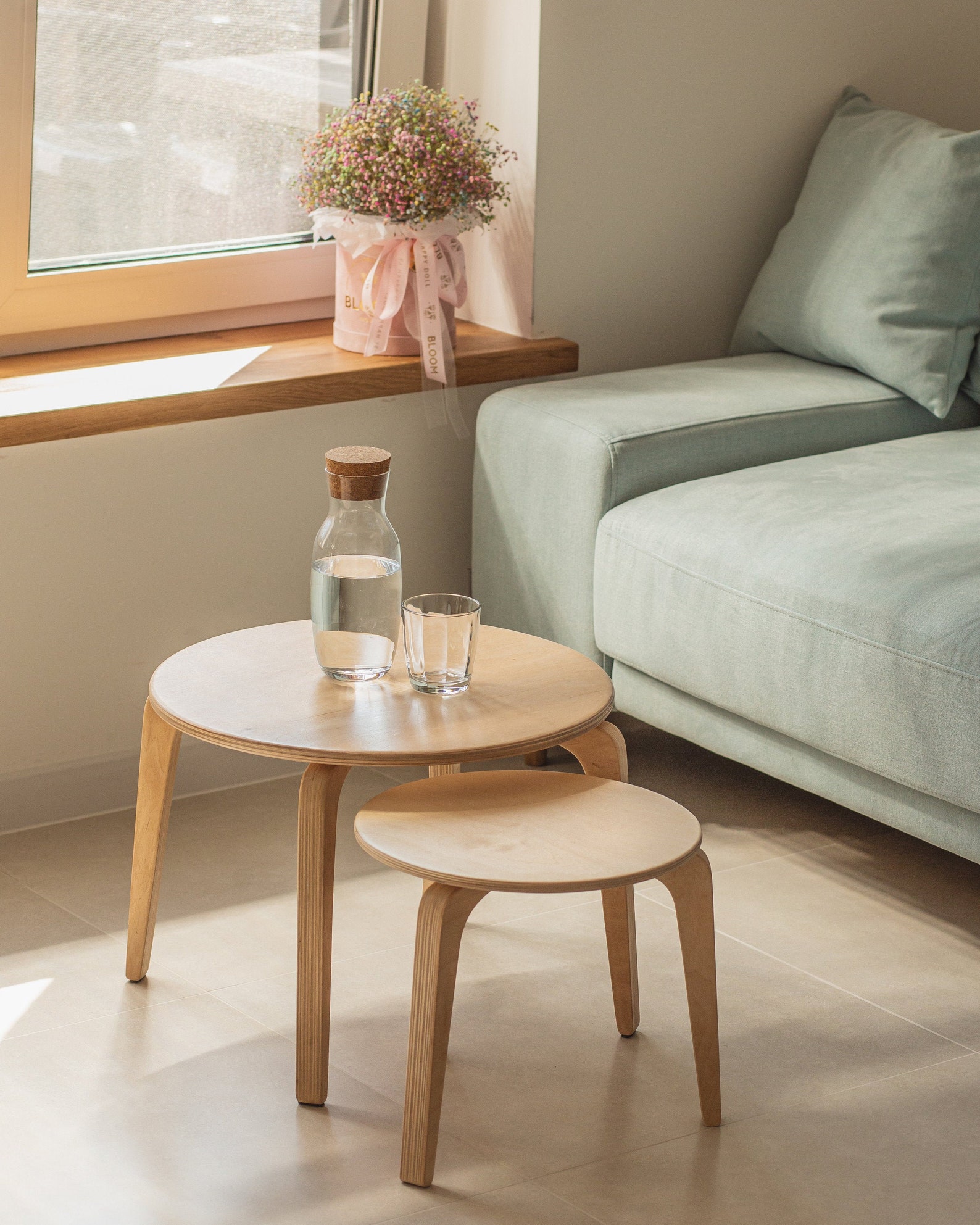 Small Coffee Tabel Wooden Coffee Table Coffee Table Set Etsy