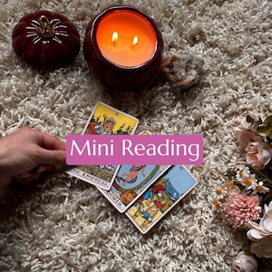Mini lecture de tarot psychique - Une question (enregistrement vidéo)