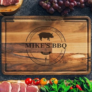 Grill Accessories, Meat Cutting Board, Meat Board, Bbq Cutting Board, Personalized Bbq,  Bbq Carving Board,  Grilling Gifts, Grilling Tools,