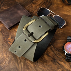 Anniversary Gift, Groomsmen Gift, Full Grain Belt, Mens Leather Belt, Brown Leather Belt, Handmade Belt, Genuine belt, Father&#39;s Day Gift,