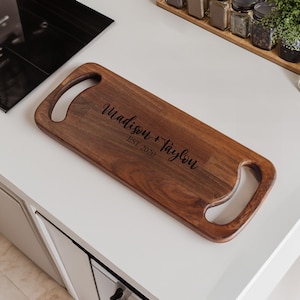 Custom Couple Cutting Board, Charcuterie Boards, Personalized Cutting, Engraved Cutting Board, Custom Wedding Gift, Chopping Board