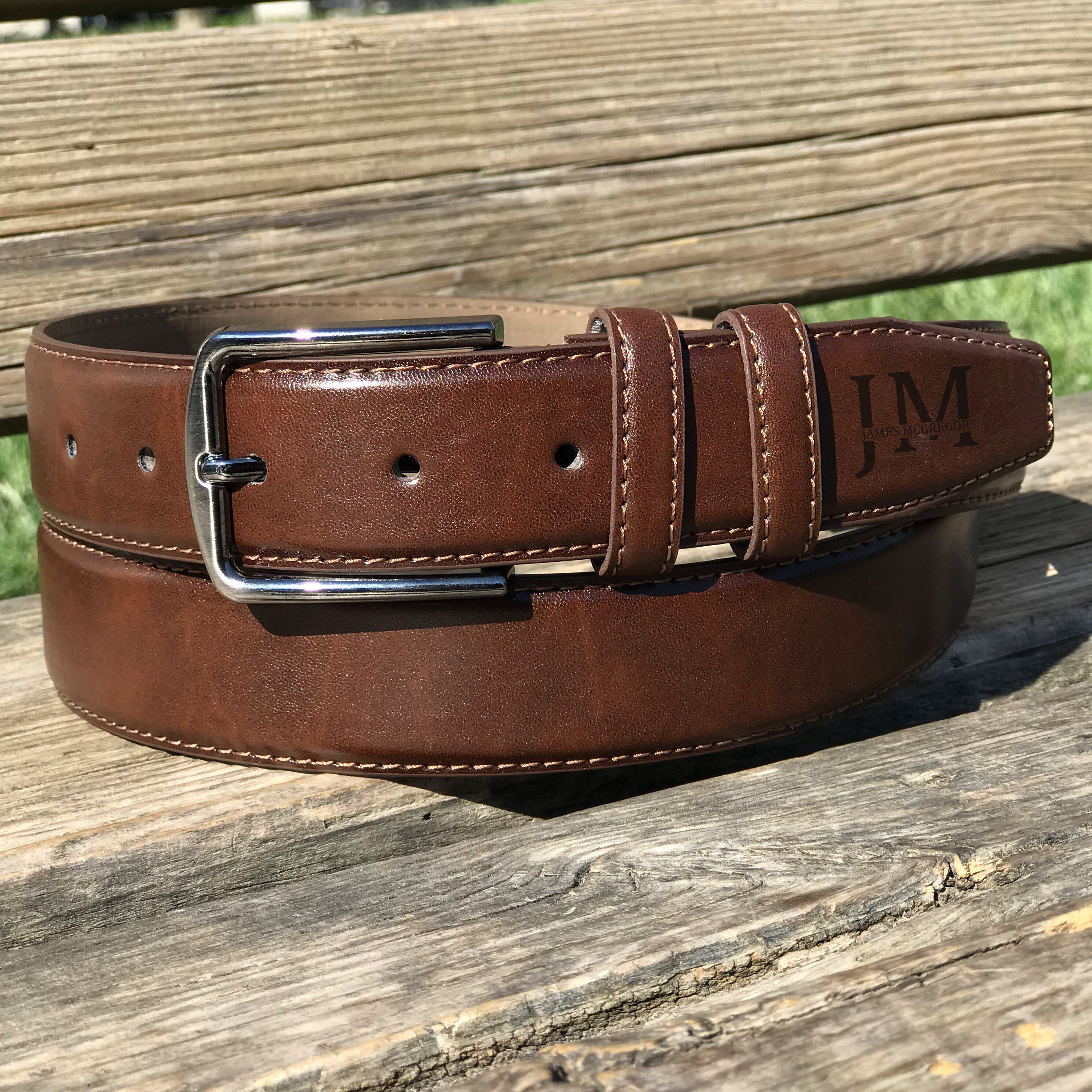 Fathers Day Belt Personalized Belt Custom Leather Belt Name Etsy