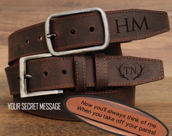 Father's Day Gift, Leather Belt, Custom Leather Belt, Personalized Belt, Name Belt, Monogram Belt, Groomsmen Belt, Bestman Belt, Belt