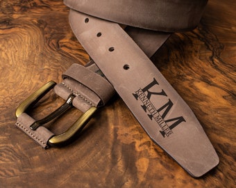 Birthday Gift, 3rd Anniversary Gift, Gift For Him, Personalized Gift, Custom Leather Belt, Gift For Grandad, Boyfriends Gift, Mens Leather