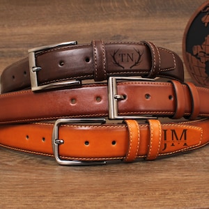 Personalized Gift, Custom Leather Belt, Engraving Belt, Custom Belt, Father's Day Gift, Mens Custom Belt, Leather Anniversary