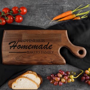 Custom Couple Cutting Board, Family Cutting Board, Charcuterie Boards, Engraved Wood Board, Family Gift, New Home Gift, Personalized Gifts