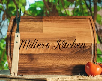 Mother's Day Gift, Wooden Cutting Board, Bread Board, Custom Cutting Board, Chopping Board, Custom Cheese Board, Walnut Cutting Board,