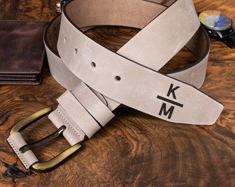 Mens Leather Belt, Full Grain Belt, Personalized Gift, Custom Belt, Bestman Gift,Father's Day Gift,Wide Leather Belt, Leather Belt Men