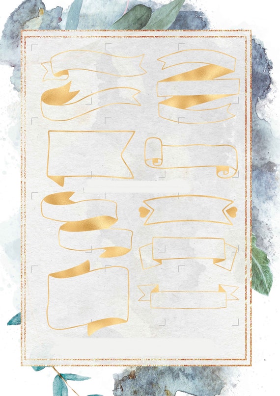 Digital Planner Gold Stickers Graphic by Pencil Artsy · Creative