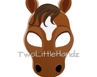 Horse Mask Printable - Etsy
