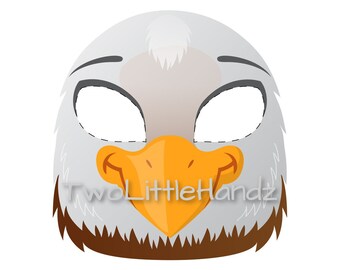 Eagle Printable Mask - Etsy