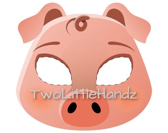 Pig Masks Printable - Etsy