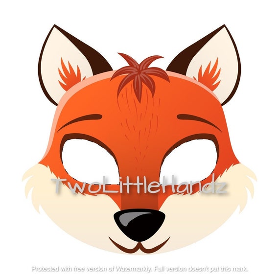 Fox Mask Pattern Collection - Digital Download