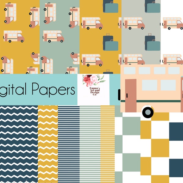 Rv Scrapbook Paper - Etsy